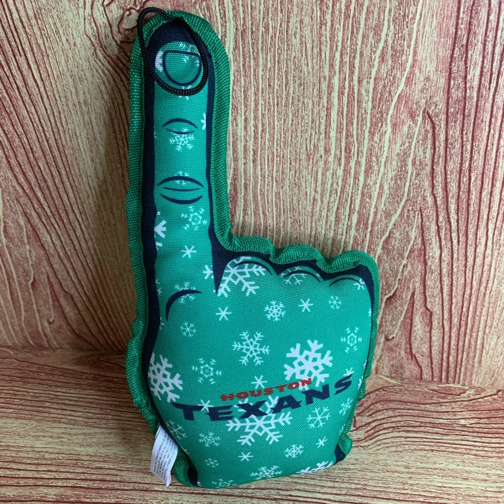 LMT: NFL Houston Texans Foam Finger Toy & Pet Bandana